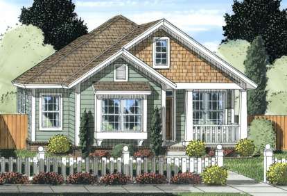 Bungalow House Plan #4848-00323 Elevation Photo