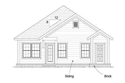 Bungalow House Plan #4848-00323 Elevation Photo