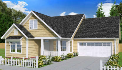 Bungalow House Plan #4848-00326 Elevation Photo