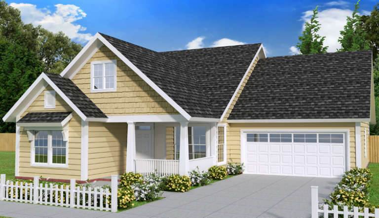 House Plan House Plan #14723 Front Elevation