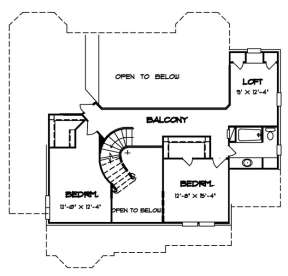 Floorplan 2 for House Plan #6819-00027