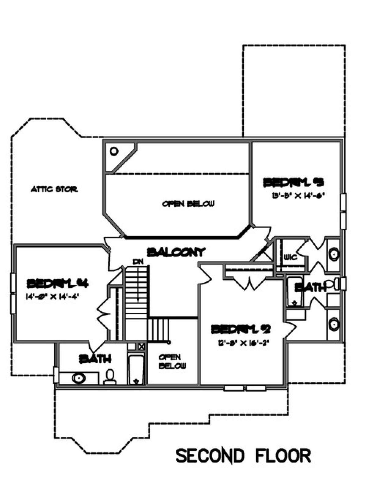 Floorplan 2 for House Plan #6819-00028