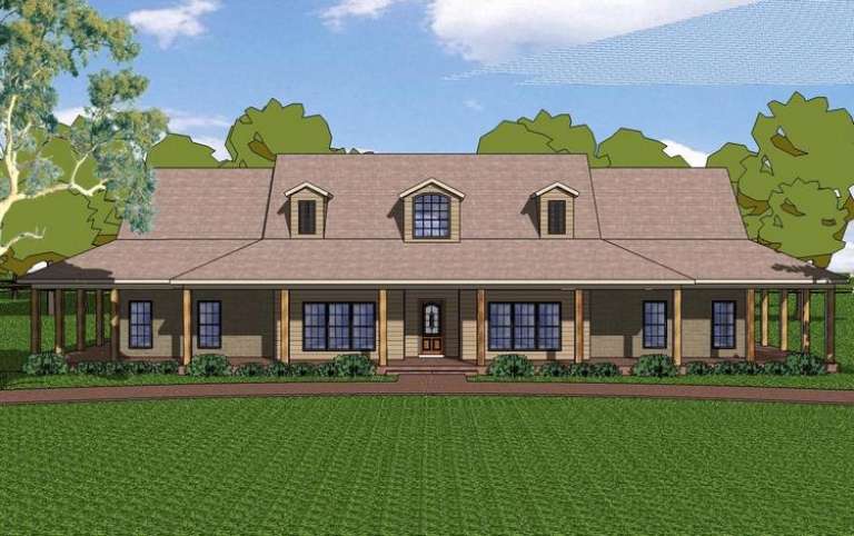 House Plan House Plan #14728 Front Elevation