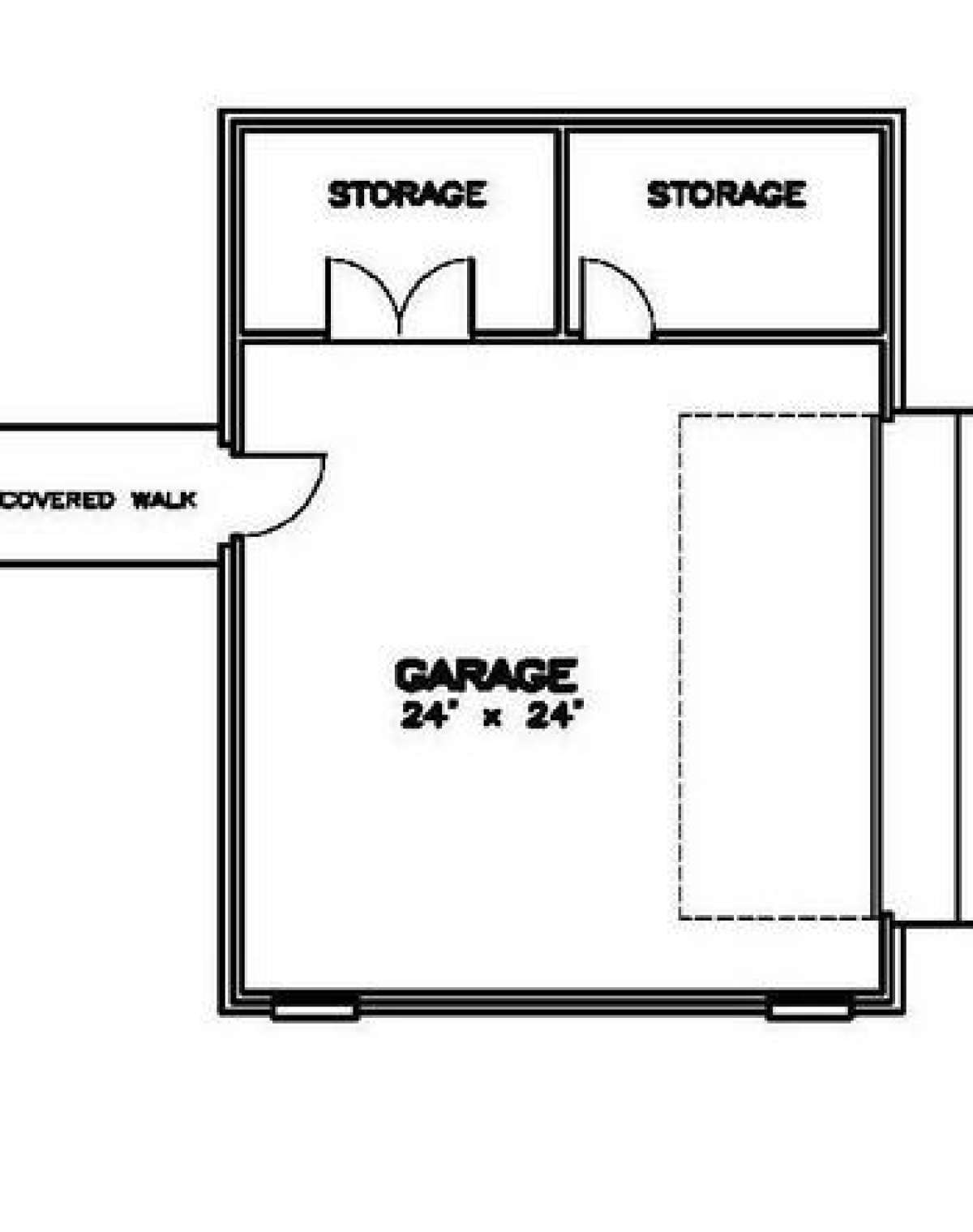 Detached Garage for House Plan #6471-00084