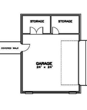Detached Garage for House Plan #6471-00085