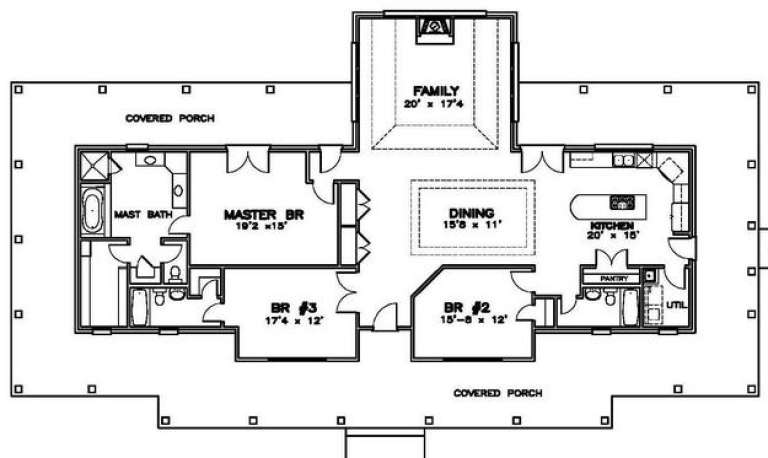 House Plan House Plan #14730 Drawing 1