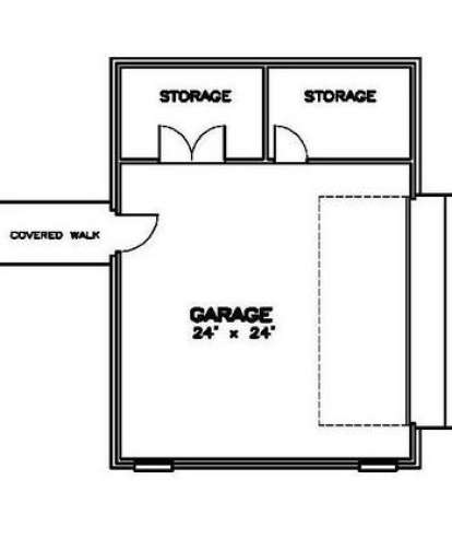 Detached Garage for House Plan #6471-00086