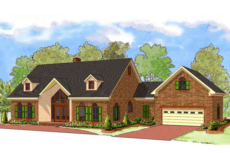 House Plan House Plan #14731 Front Elevation
