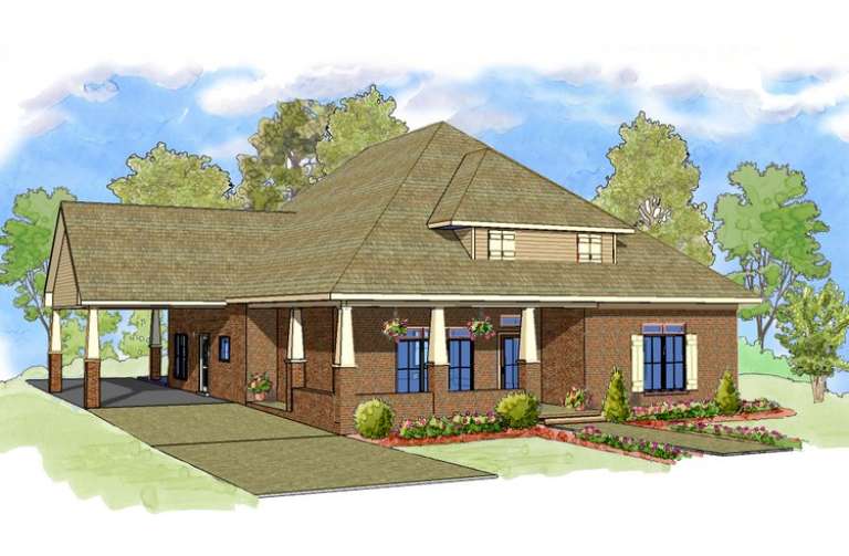 House Plan House Plan #14732 Front Elevation