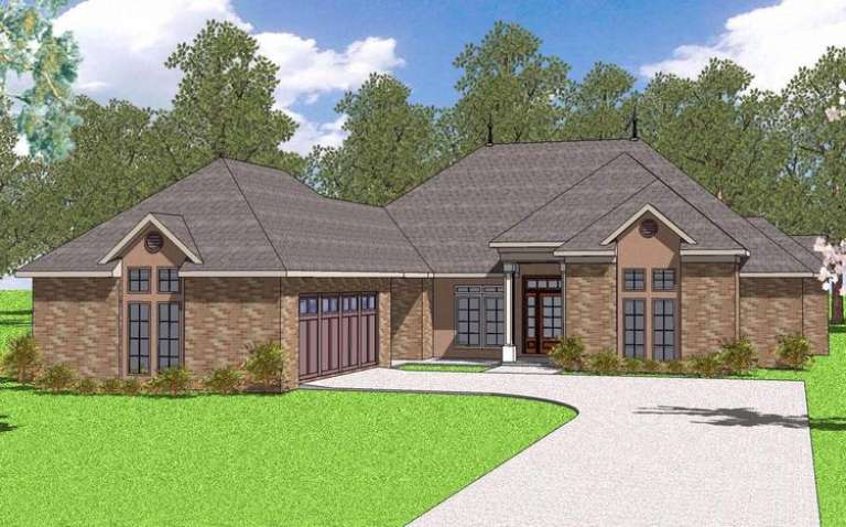 House Plan House Plan #14733 Front Elevation