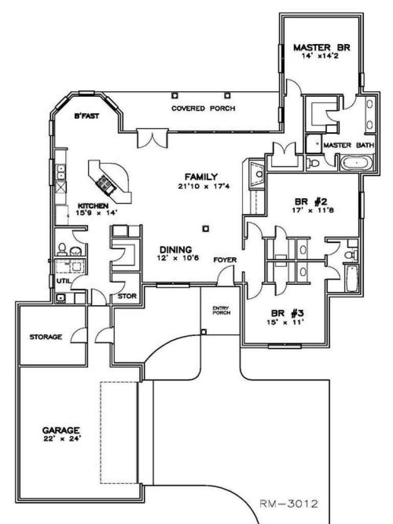 House Plan House Plan #14736 Drawing 1