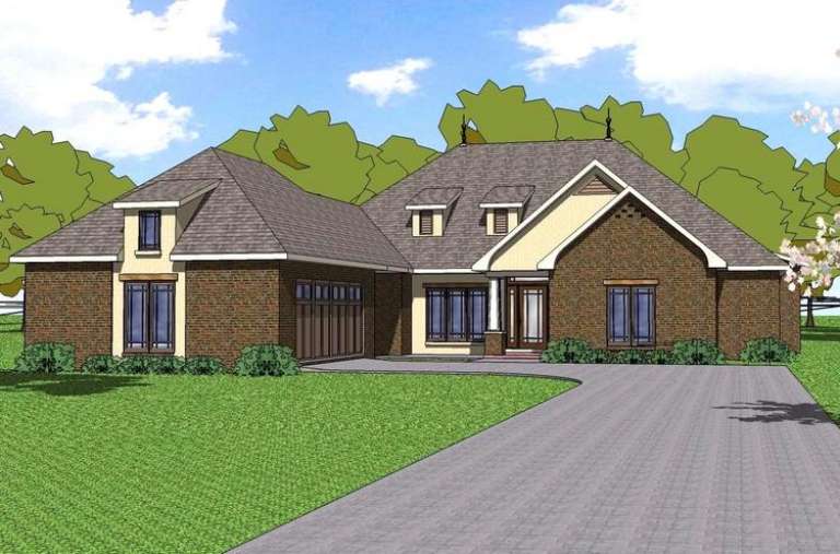 House Plan House Plan #14737 Front Elevation