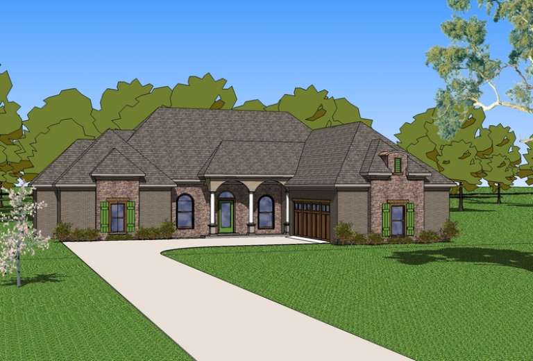 House Plan House Plan #14739 Front Elevation