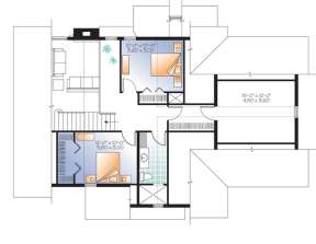 Floorplan 2 for House Plan #034-01051