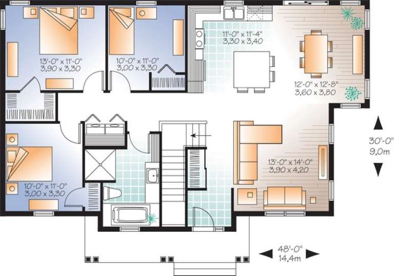 House Plan House Plan #14747 Drawing 1