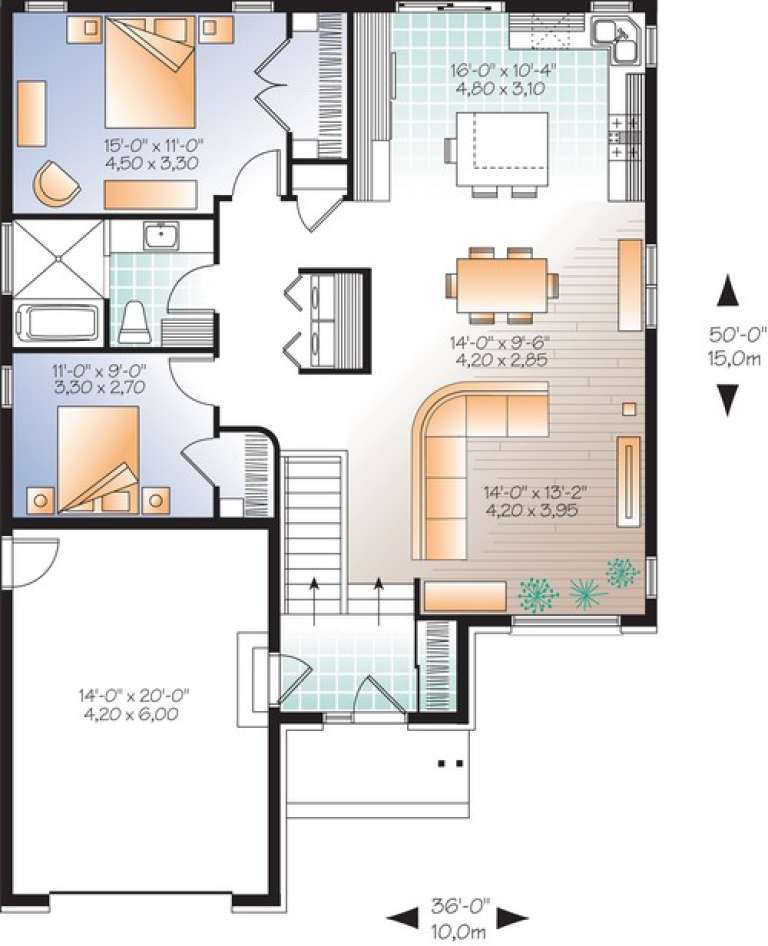 House Plan House Plan #14749 Drawing 1