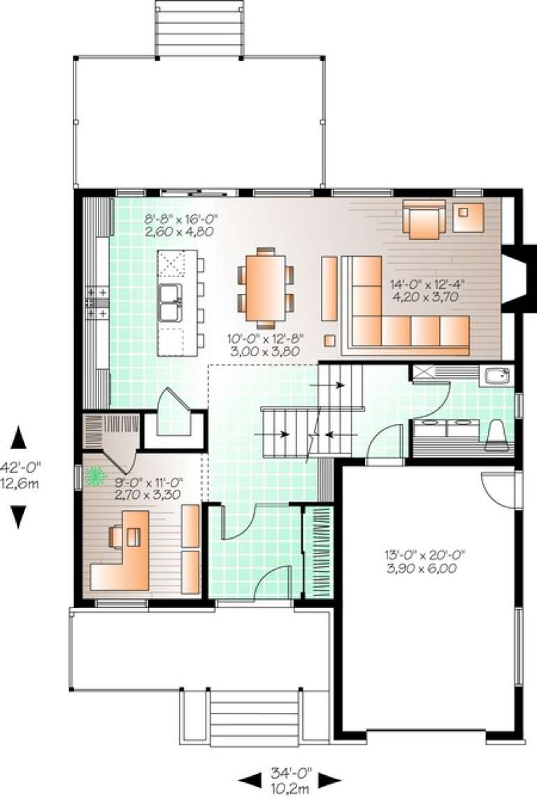 House Plan House Plan #14751 Drawing 1