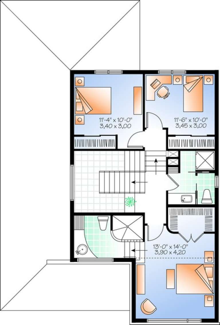 House Plan House Plan #14751 Drawing 2