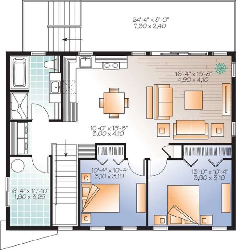 House Plan House Plan #14755 Drawing 1