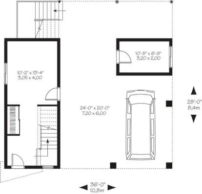 Lower Level for House Plan #034-01065