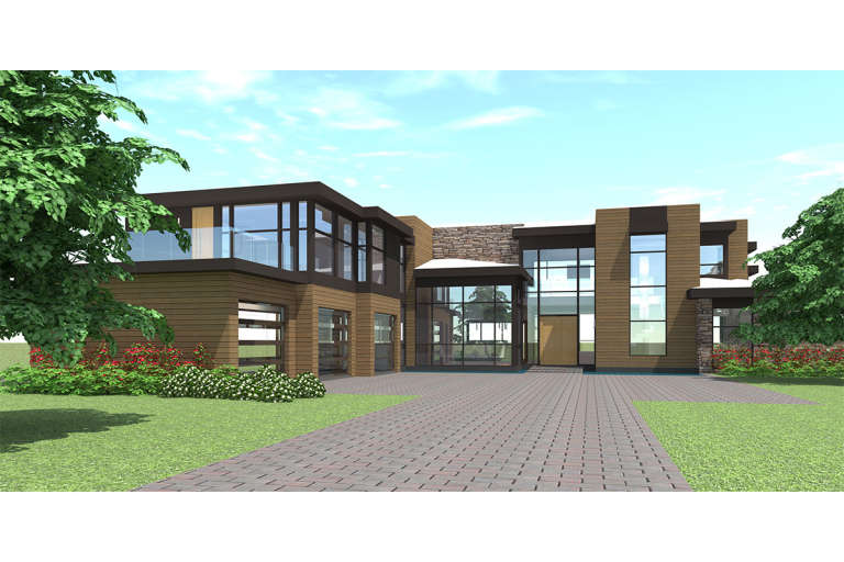 House Plan House Plan #14756 Front Elevation 
