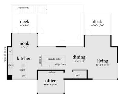 Second Floor for House Plan #028-00068