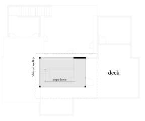 Rooftop Deck for House Plan #028-00068