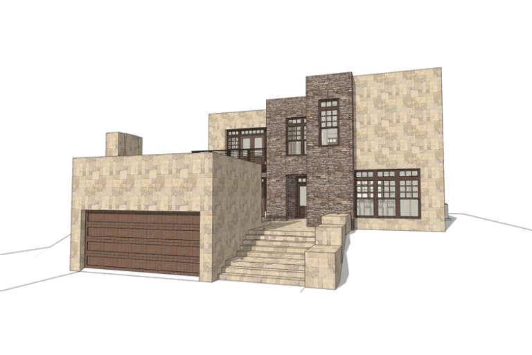 Southwest House Plan #028-00071 Additional Photo