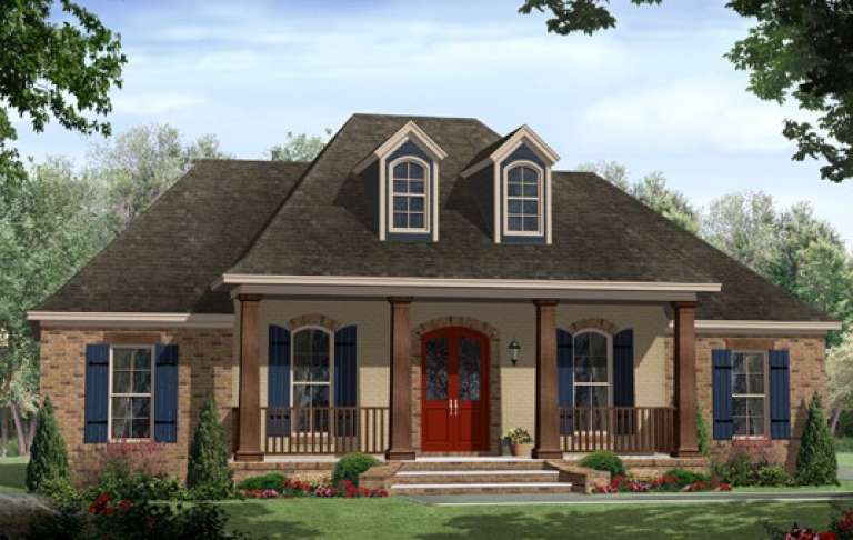 Traditional House Plan #348-00213 Elevation Photo