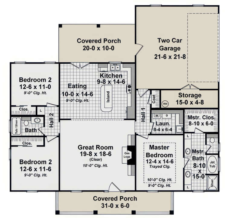 House Plan House Plan #14763 Drawing 1