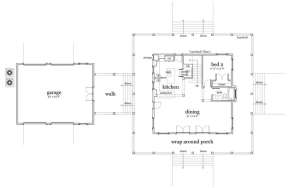 Floorplan 1 for House Plan #028-00073