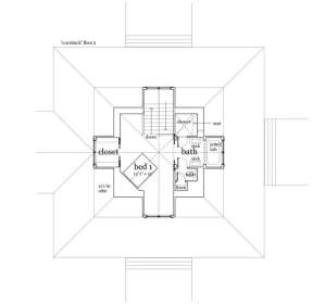 Floorplan 2 for House Plan #028-00073