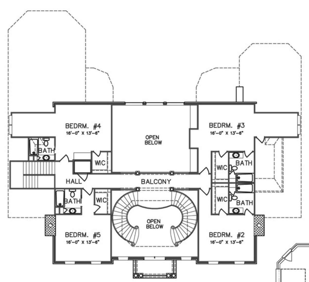 Home Floor Plans With Double Staircase 12 Double Stair House Plans