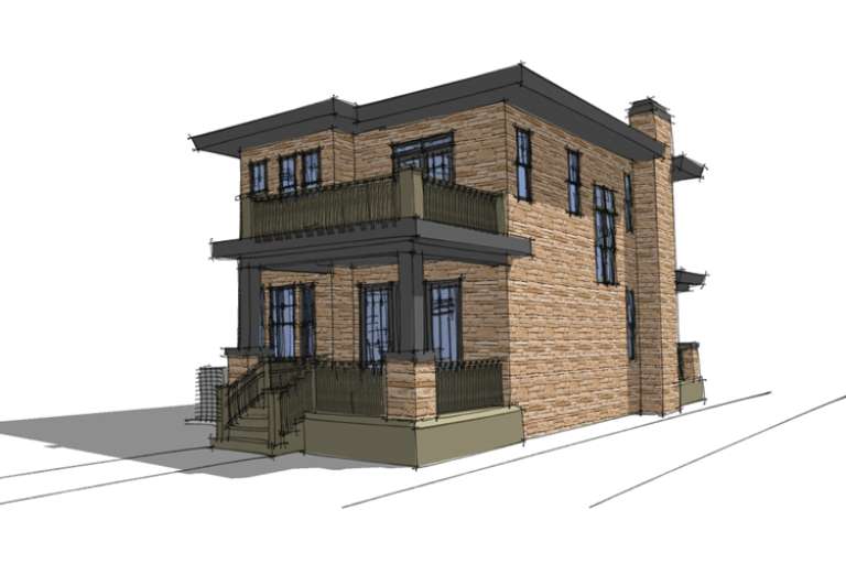 Craftsman House Plan #028-00080 Elevation Photo