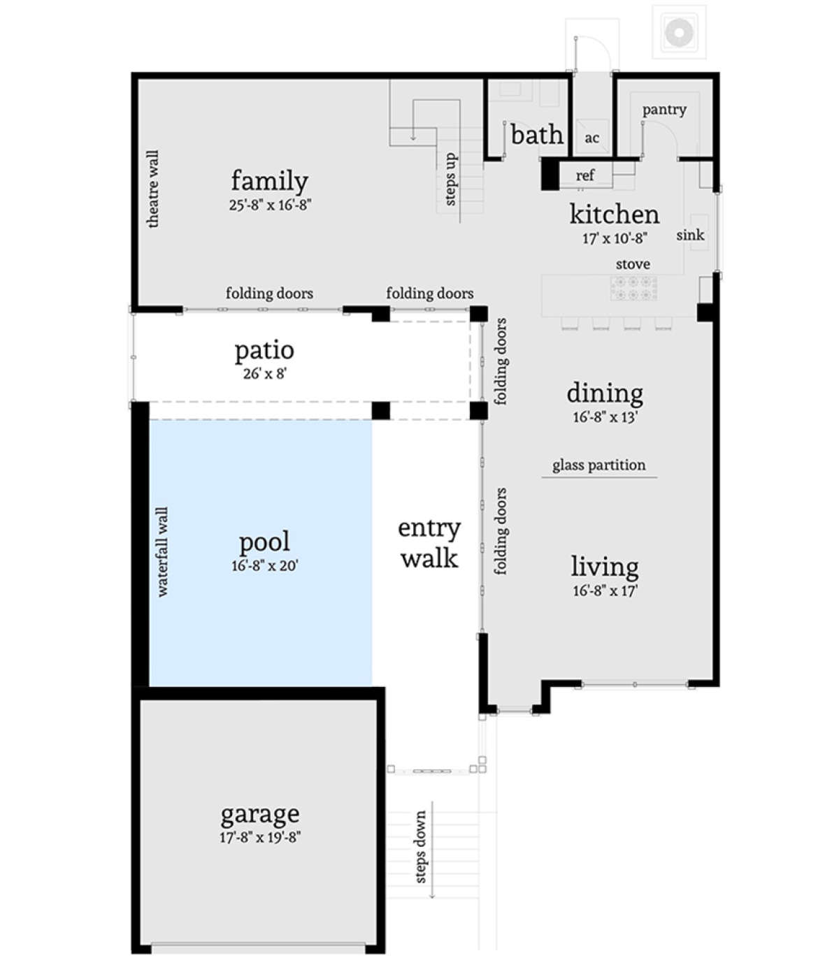 Main Floor for House Plan #028-00082