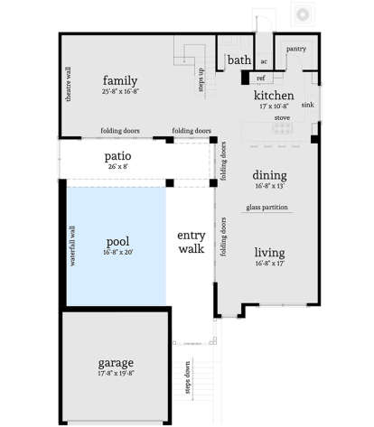 Main Floor for House Plan #028-00082