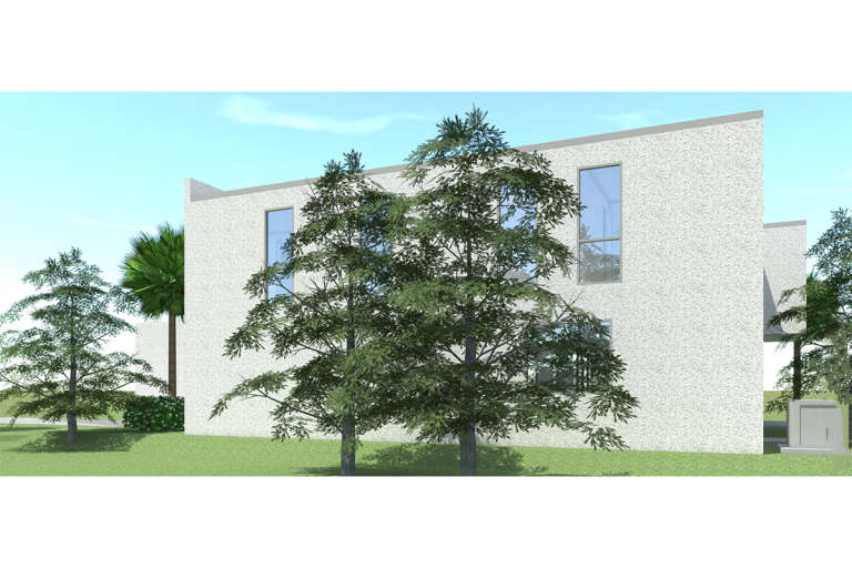 Modern House Plan #028-00085 Elevation Photo