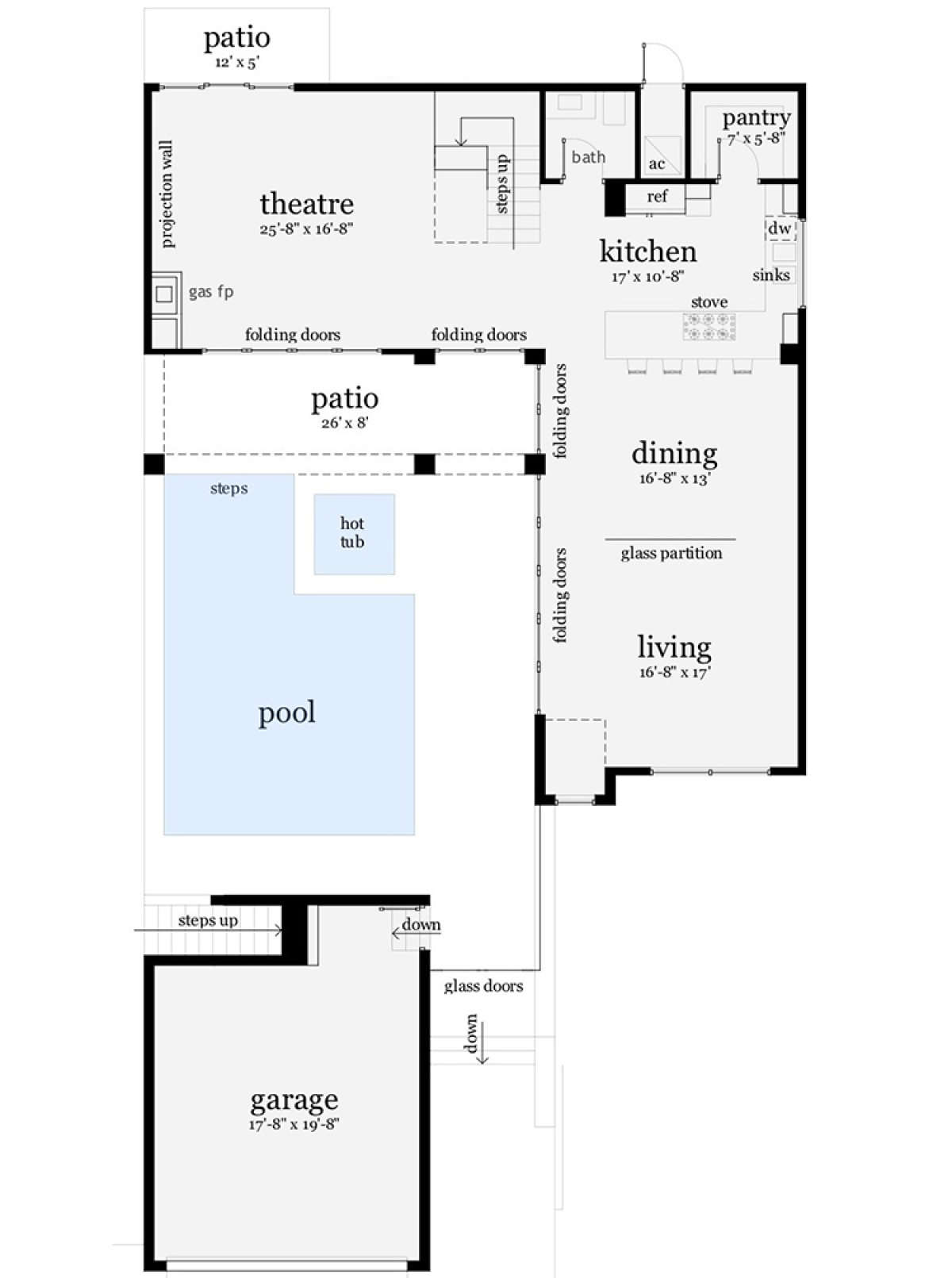 Main Floor for House Plan #028-00085