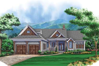 Mountain House Plan #5565-00009 Elevation Photo