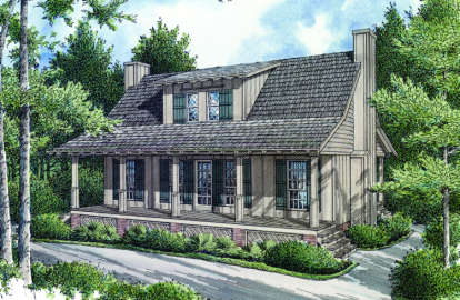 Traditional House Plan #048-00010 Elevation Photo