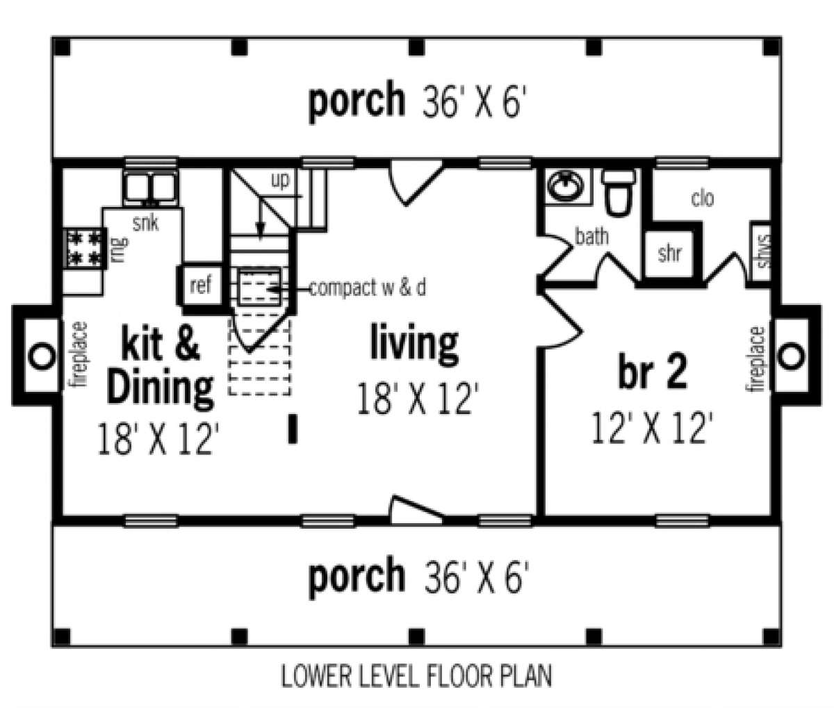 Floorplan 1 for House Plan #048-00010