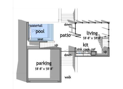 Floorplan 1 for House Plan #028-00087