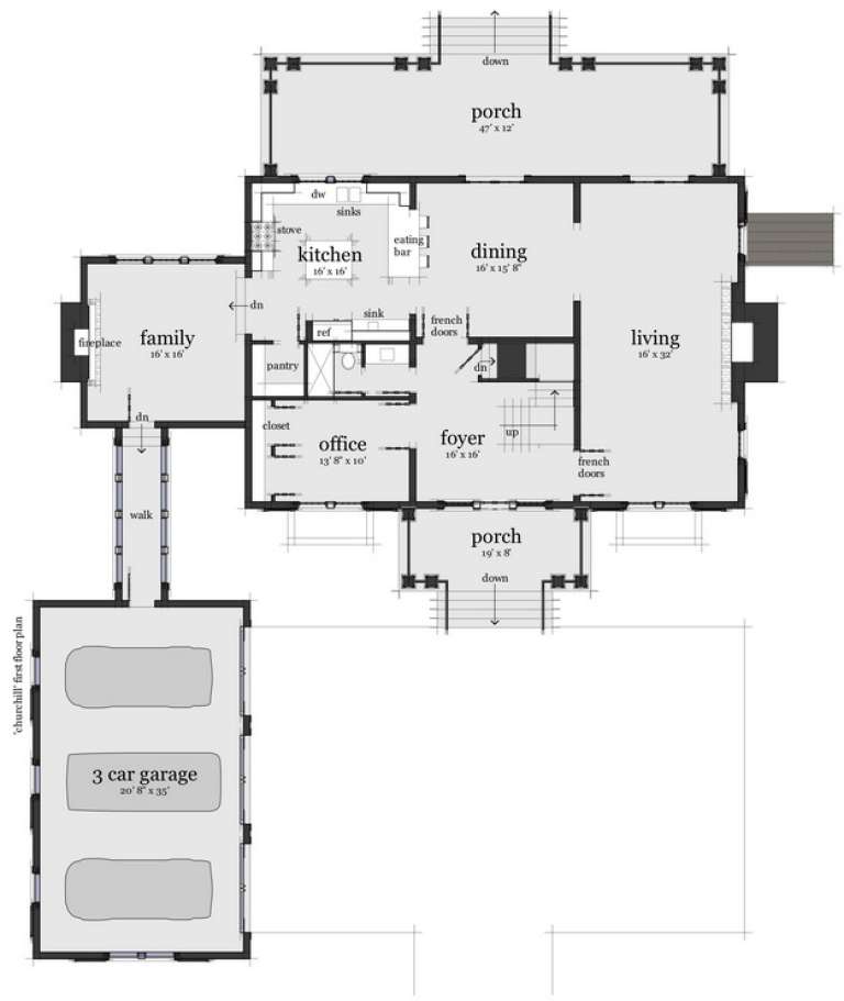 House Plan House Plan #14782 Drawing 1