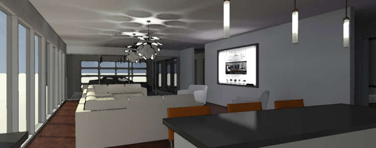 Narrow Lot House Plan #028-00089 Additional Photo