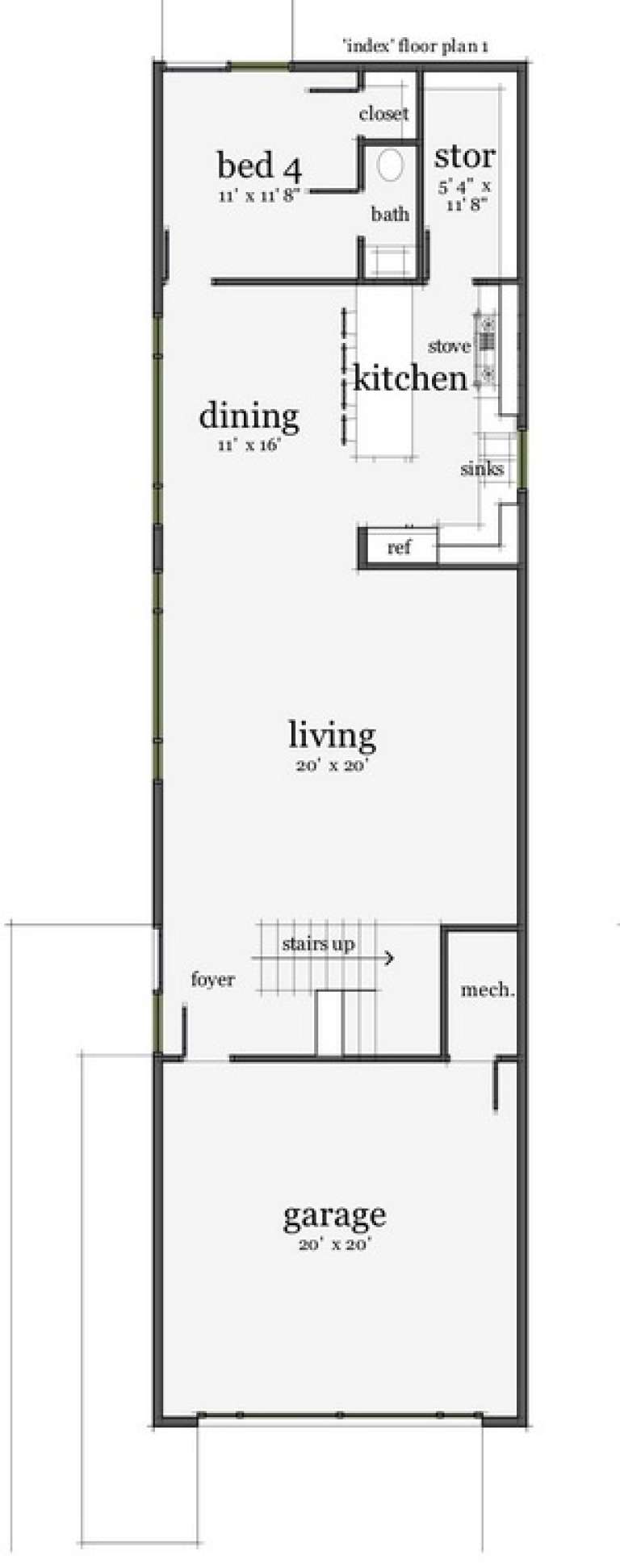 House Plan House Plan #14784 Drawing 1