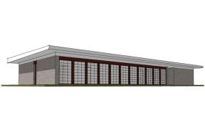 Modern House Plan #028-00094 Elevation Photo