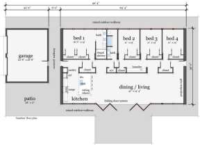 Floorplan 1 for House Plan #028-00094