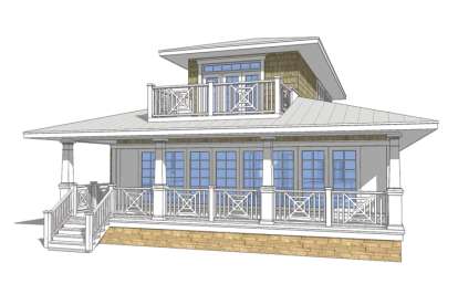 Southern House Plan #028-00096 Elevation Photo