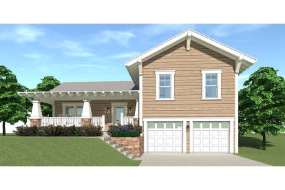 Bungalow House Plan #028-00099 Elevation Photo