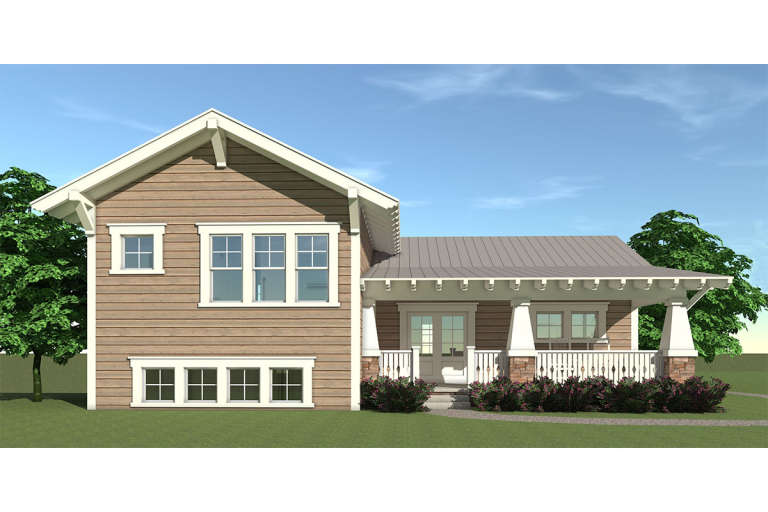 Bungalow House Plan #028-00099 Elevation Photo